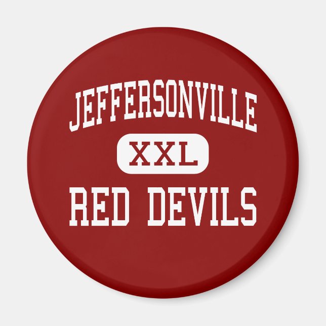Íman Jeffersonville - Red Devils - Jeffersonville (Frente)