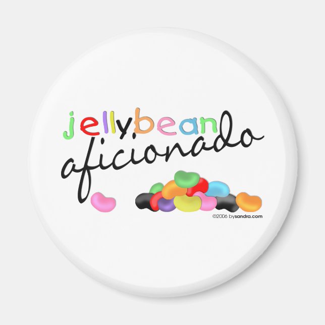 Íman Jelly Bean Aficionado (Frente)
