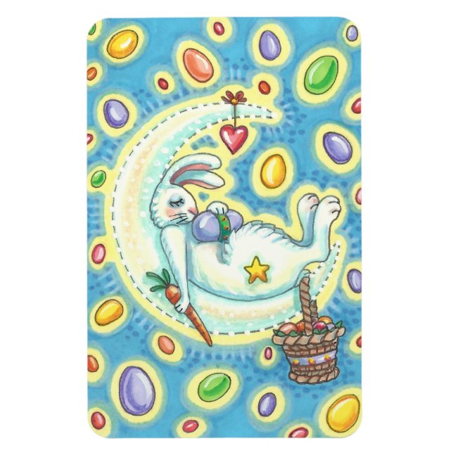 Íman JELLY BEAN DREAMS EASTER BUNNY MAGNET Retângulo Lg (Vertical)