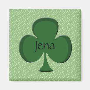 Íman Jena Shamrock Name Magnet