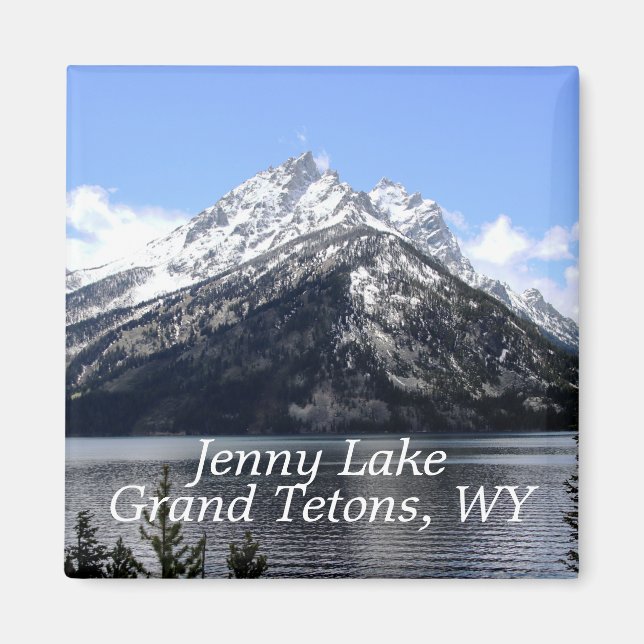 Íman Jenny Lake, Grand Tetons National Park Magnet (Frente)