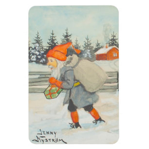 Íman Jenny Nystrom - Ilustração sueca de Natal