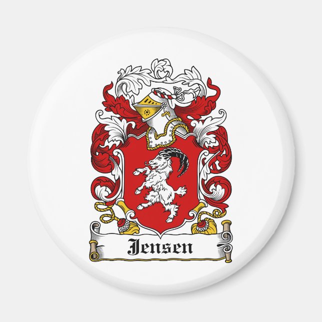 Íman Jensen Family Crest (Frente)
