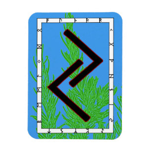 Íman Jera Viking Rune Magnet - Colheita!