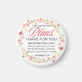 Íman Jeremiah, 29:11 Flores Rosa, Bíblia Verso