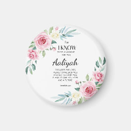 Íman Jeremiah 29:11 Rosa Rosa Personalize