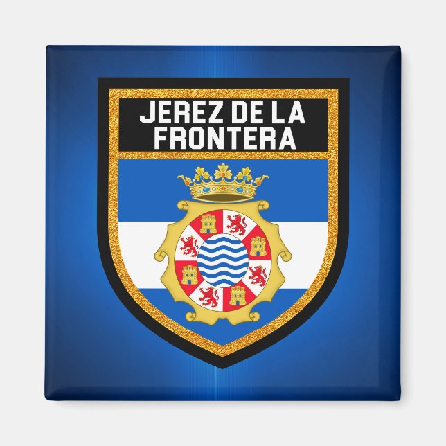 Íman Jerez de la Frontera Flag (Frente)