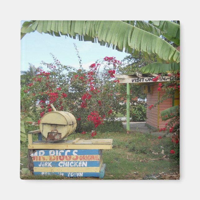 Íman Jerk Chicken Stand em Negril, Jamaica 2011 (Frente)