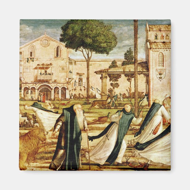 Íman Jerome e Leão no Mosteiro, 1501-09 (Frente)