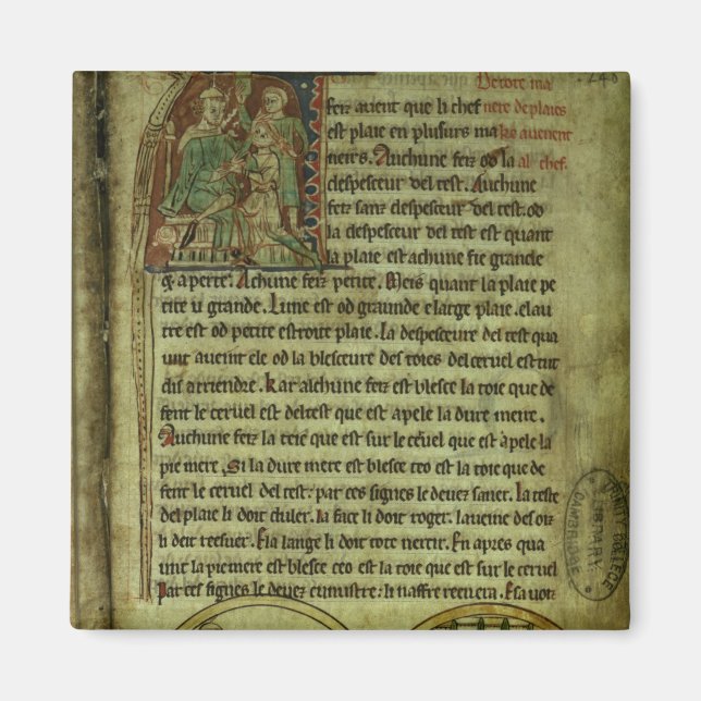 Íman Jerome: Um médico visitando um paciente (Frente)