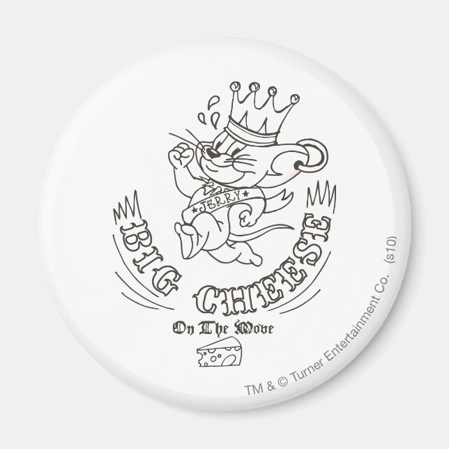 Íman Jerry Big Cheese Na Lua 1 (Frente)