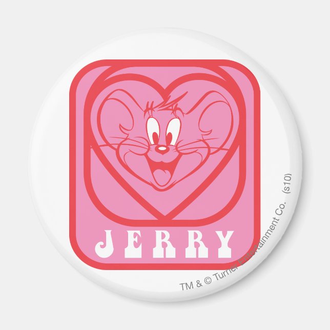 Íman Jerry Pink Hearts (Frente)