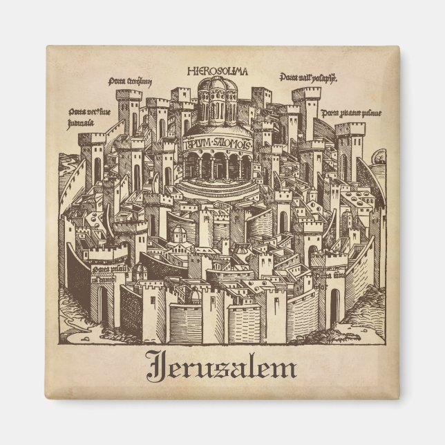 Íman Jerusalém, Corte Medieval (Frente)