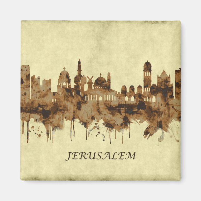 Íman Jerusalém Israel Cityscape (Frente)