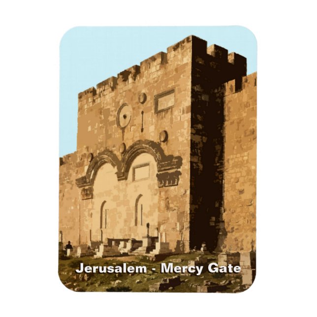 Íman Jerusalém - Porta do Compaixão (Vertical)
