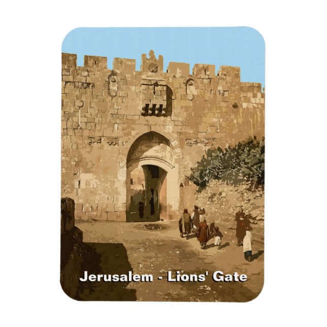 Íman Jerusalém - Porta dos Leões (Vertical)