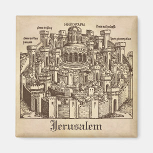 Íman Jerusalem, Woodcut medieval