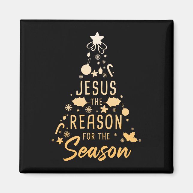 Íman Jesus A Razão Da Época - Fé De Natal (Frente)
