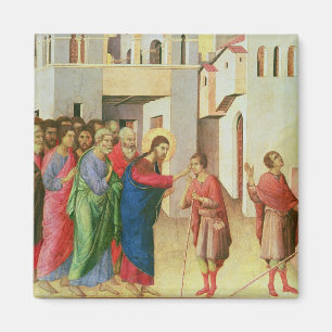 Íman Jesus abre os olhos de uma cortina nascida do