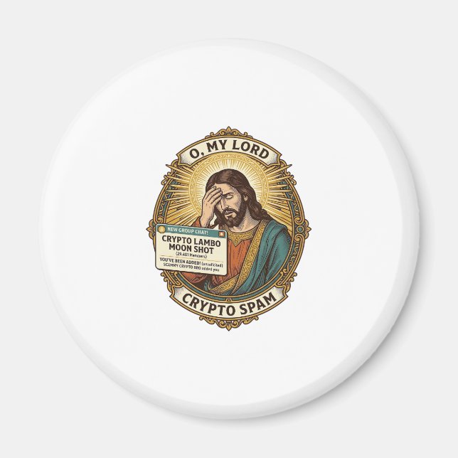 Íman Jesus Adicionou Spam Crypto Grupo de Chat Irritaçã (Frente)