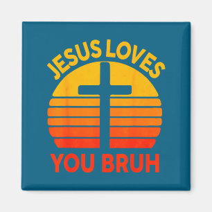 Íman Jesus Ama Bruh Cruz Versículo Bíblico Cristão
