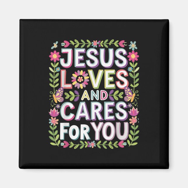 Íman Jesus Ama E Cuida De Você (Frente)