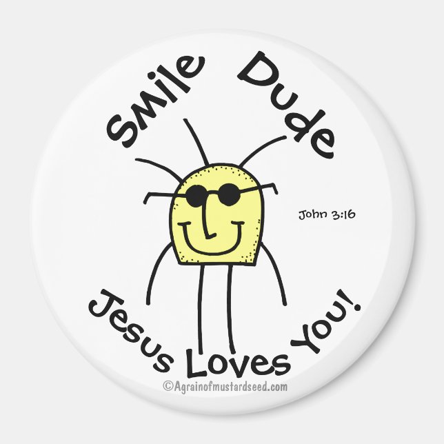 Íman Jesus ama você personalizar (Frente)