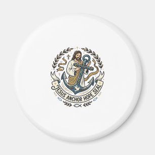 Íman Jesus Âncora Esperança Selo Jesus Âncora Esperança