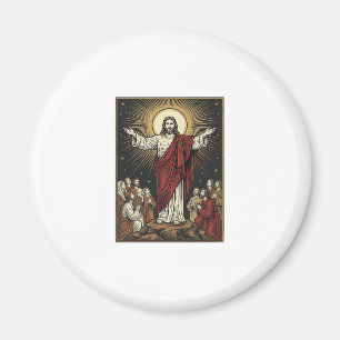 Íman Jesus Antigo Glória Radiante Gravação Cristã De