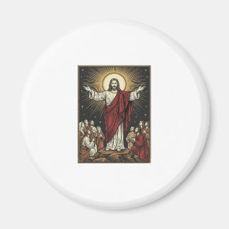 Íman Jesus Antigo Glória Radiante Gravação Cristã De