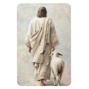Íman Jesus Caminhando com o Cordeiro