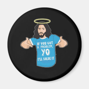 Íman Jesus Camisa Cristã Engraçado Meme Eu Resolverei