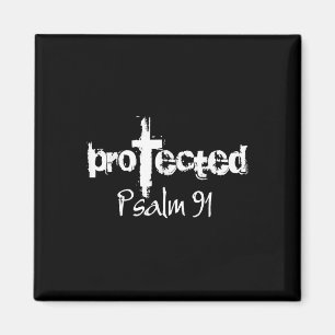 Íman Jesus Christian Design - Deus Protegeu Salm 91 Bi