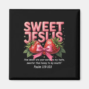 Íman Jesus Christian Sweet Jesus Salm 119_103 Strawber