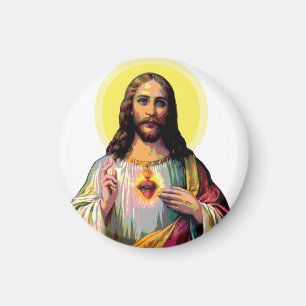 Íman Jesus Christus no estilo de arte Pop