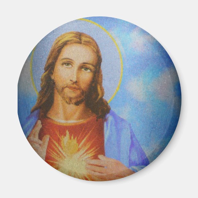Íman Jesus crachás (Frente)