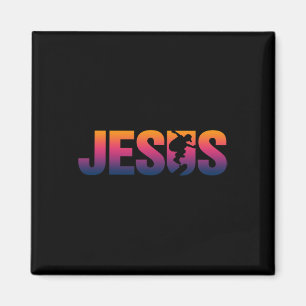 Íman Jesus Cristão Skate Retro Skater Vintage St