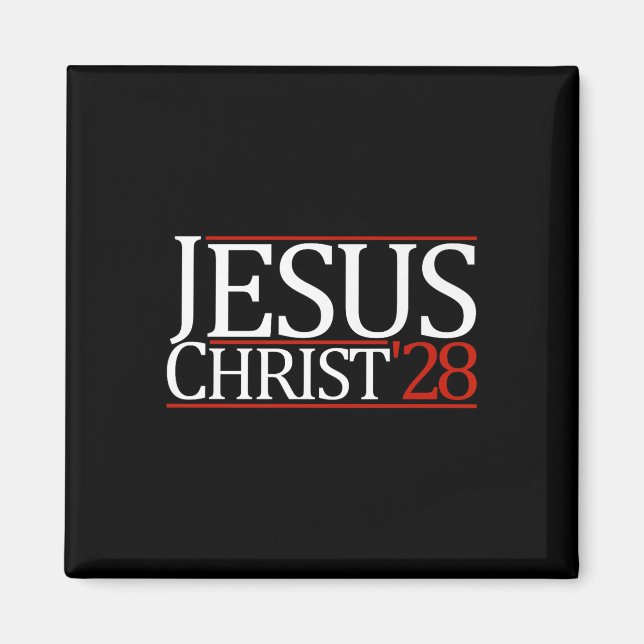 Íman Jesus Cristo 2028 Vota Jesus Premium (Frente)