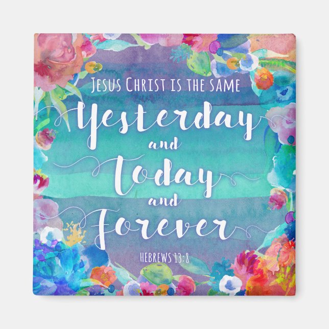 Íman Jesus Cristo é o mesmo Magnet (Frente)