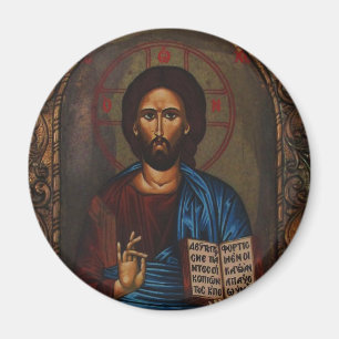 Íman JESUS CRISTO ortodoxo grego bizantino do ícone
