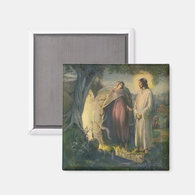 Íman Jesus Cristo Ressuscitado pelo Túmulo por ML Greer (Front/Back)