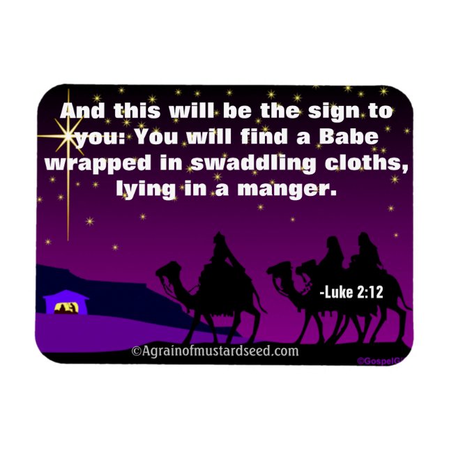 Íman Jesus de Natal (Horizontal)