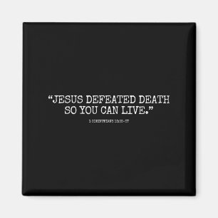 Íman Jesus Derrotou a Morte Para Você Poder Viver 1corí