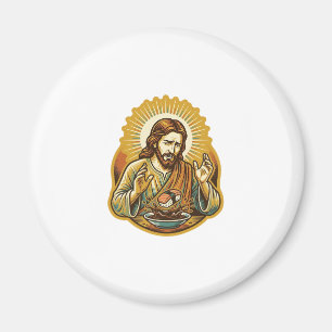 Íman Jesus Derrubou Sushi Em Molho de Soja Mancha Humor