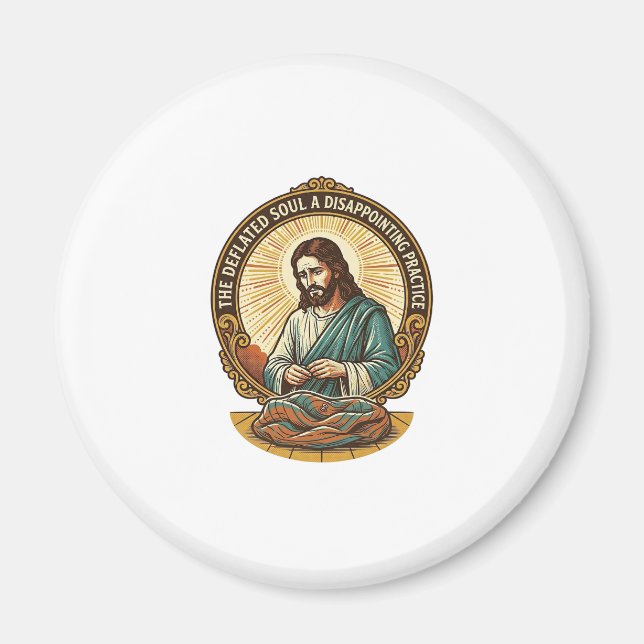 Íman Jesus Desinflou completamente Bola de Yoga Chata H (Frente)