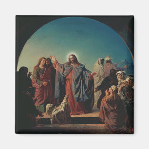 Íman Jesus Desperta Lázaro por Robert Wilhelm Ekman