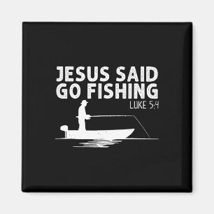 Íman Jesus Disse Vá Pescar Cristo Cristão Pescador F