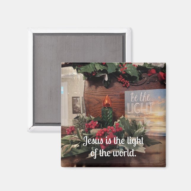 Íman Jesus é a luz do mundo. (Front/Back)