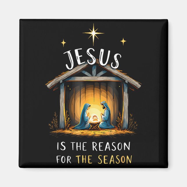 Íman Jesus É A Razão Da Temporada De Natal Xmas  (Frente)