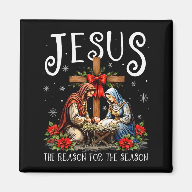 Íman Jesus É A Razão Da Temporada De Natal Xmas  (Frente)